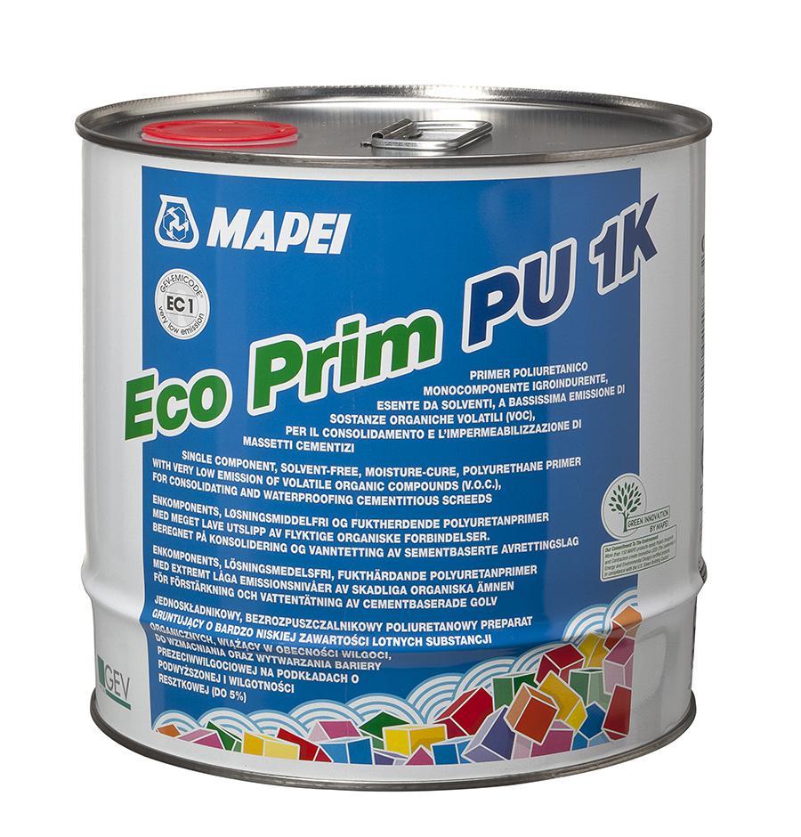 Amorsa poliuretanica bariera de vapori si consolidare sape Mapei Eco Prim PU 1K 10kg