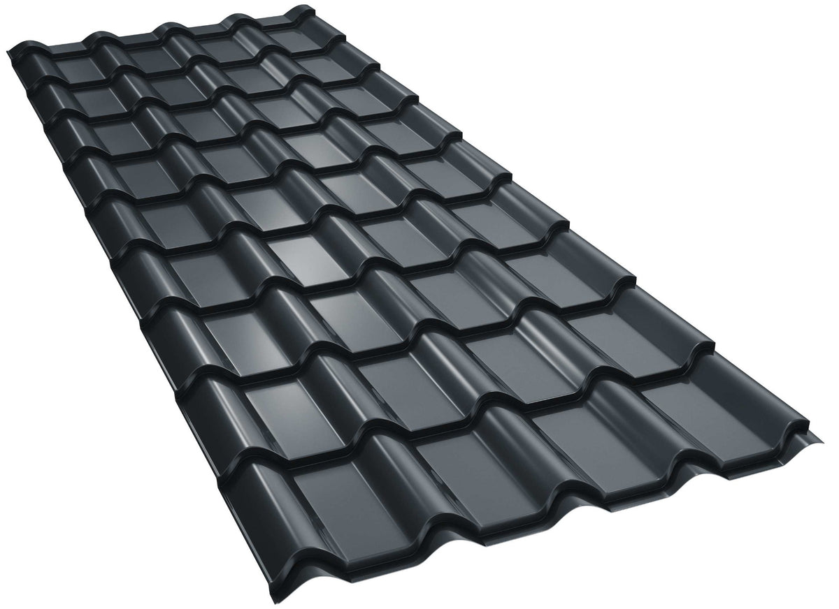 Țiglă metalică Bilka Balcanic lucios RAL 7016