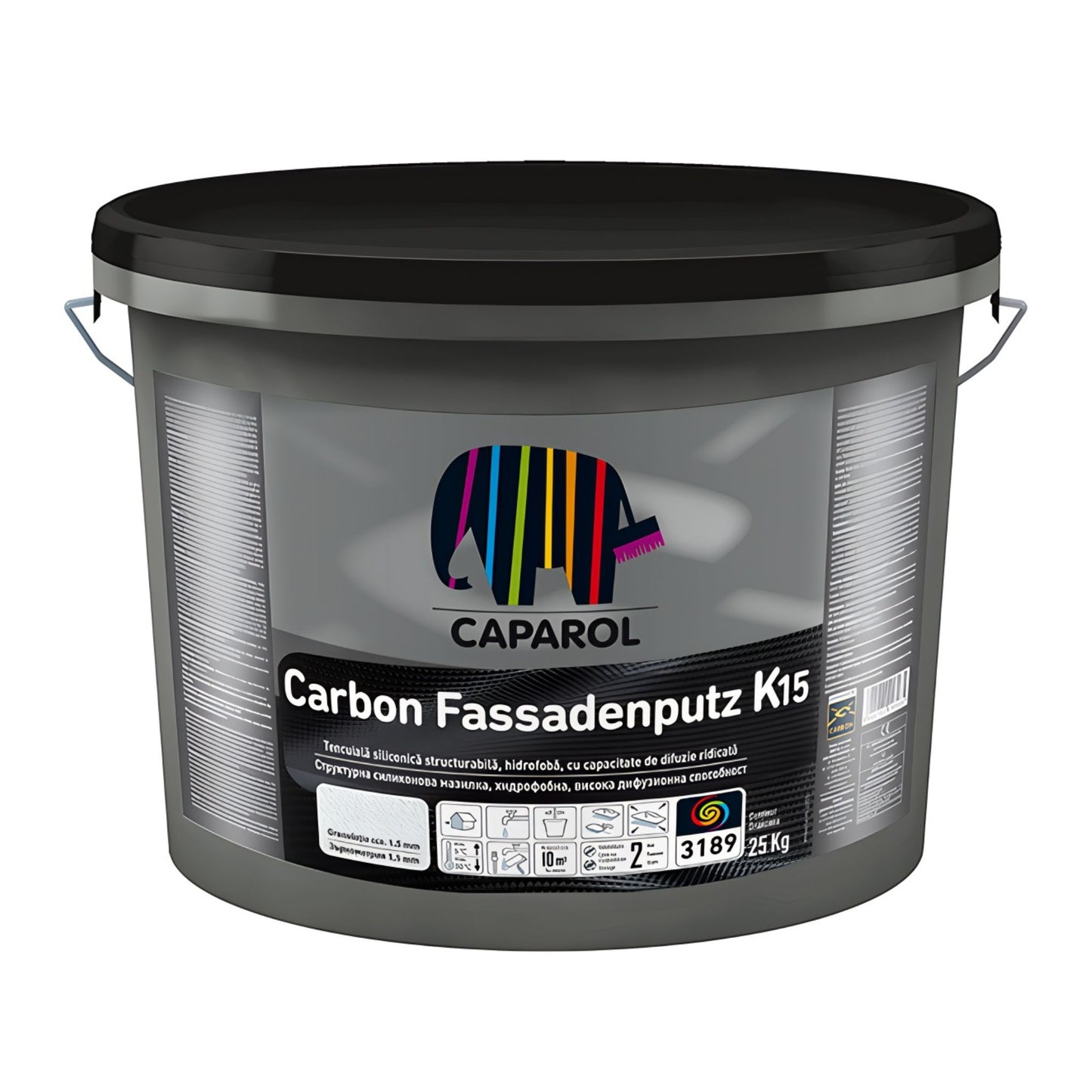 Tencuiala siliconica Caparol Carbon Shopdecor.ro