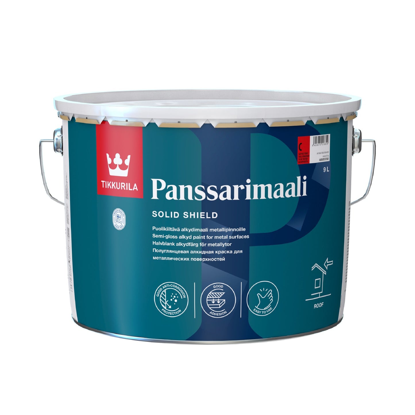 Vopsea acoperis metalic Tikkurila Panssarimaali - Shopdecor.ro Vopsea acoperis