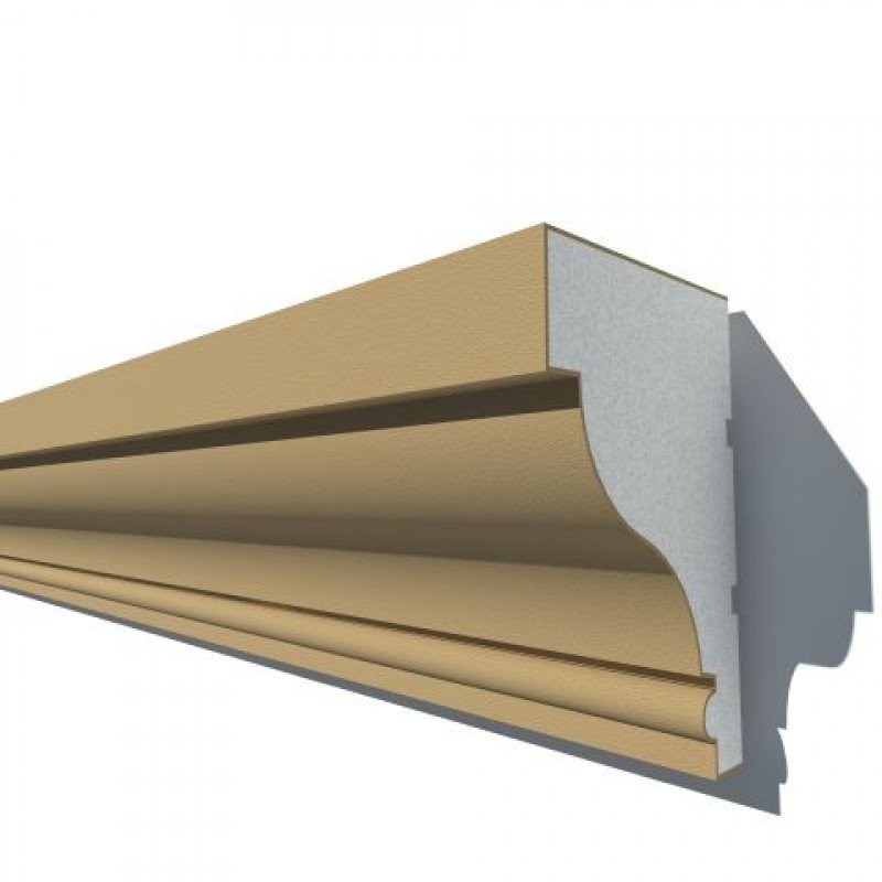 Cornișă decorativă exterior NMC NC140 – 225 × 145 × 2000 mm