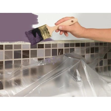 Folie de protectie cu banda de mascare, interior / exterior 20ml - Shopdecor.ro Banda mascare