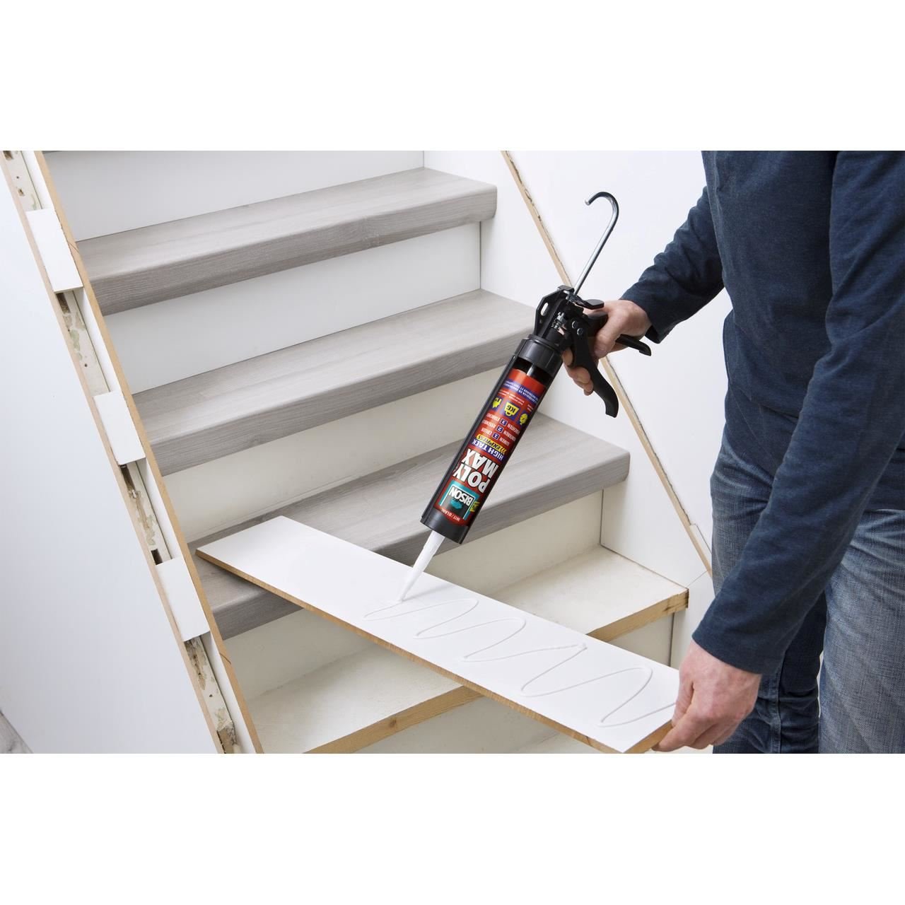 Adeziv și etanșeizant rapid BISON Poly Max High Tack Express, 425g - Shopdecor.ro Adeziv poliuretanic