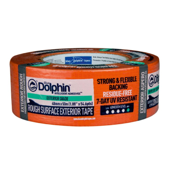 Banda mascare suprafete rugoase, rezistenta la UV, 48mm x 50m