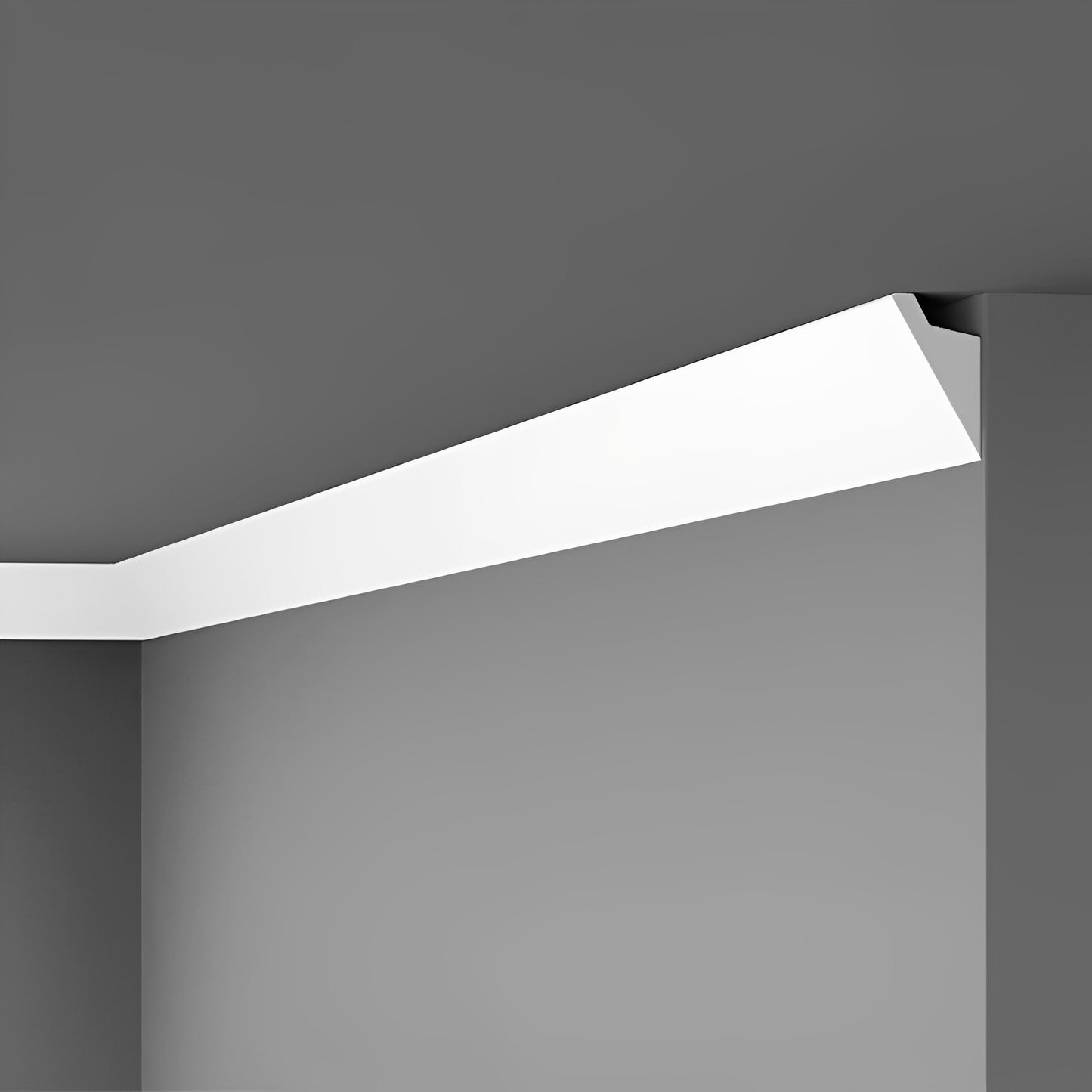 Cornisa decorativa duropolimer led Nmc Arstyl IL4 60x36x2000mm - Shopdecor.ro Cornisa bagheta tavan