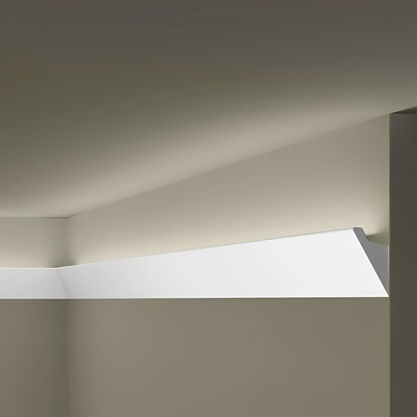 Cornisa decorativa duropolimer led Nmc Arstyl IL4 60x36x2000mm - Shopdecor.ro Cornisa bagheta tavan