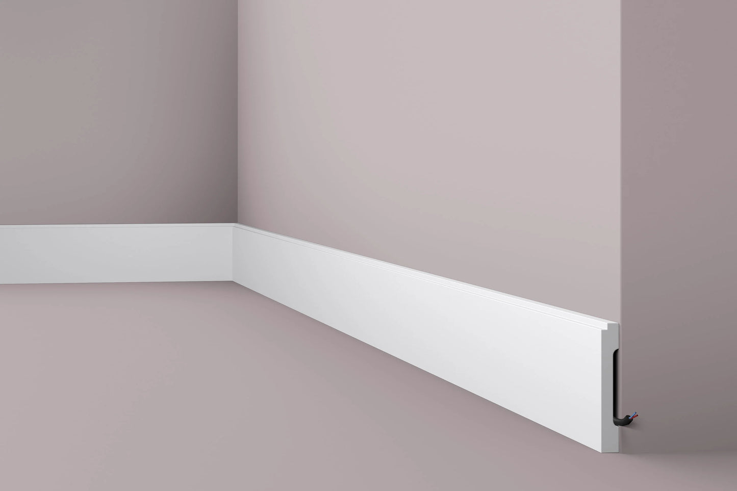 Plinta alba duropolimer Nmc FD1 100x15x2000mm - Shopdecor.ro Plinta poliuretan