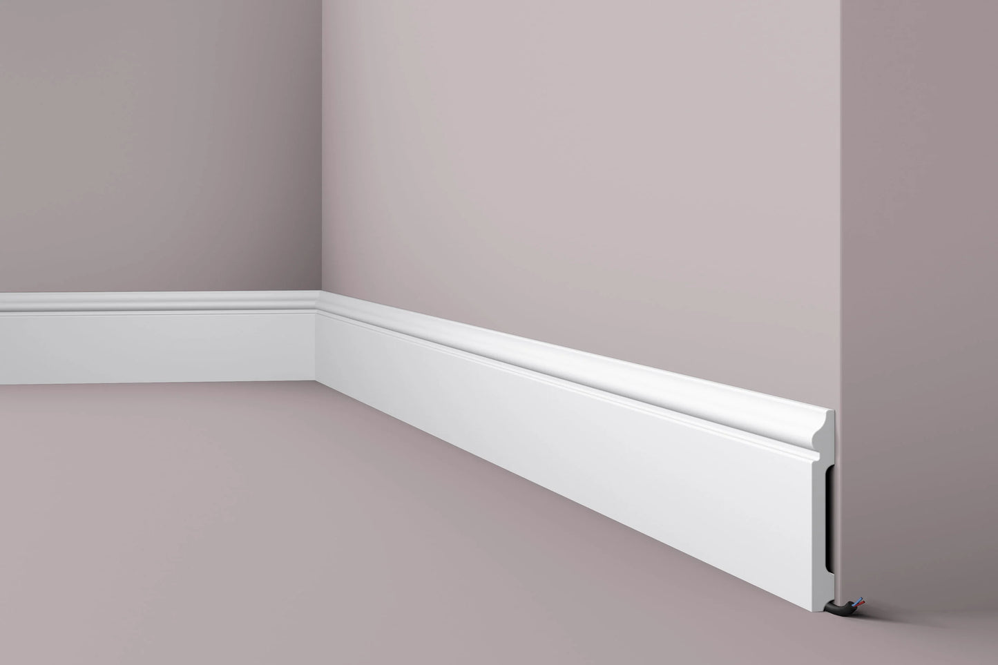 Plinta alba duropolimer Nmc FL2 120x15x2000mm - Shopdecor.ro Plinta poliuretan