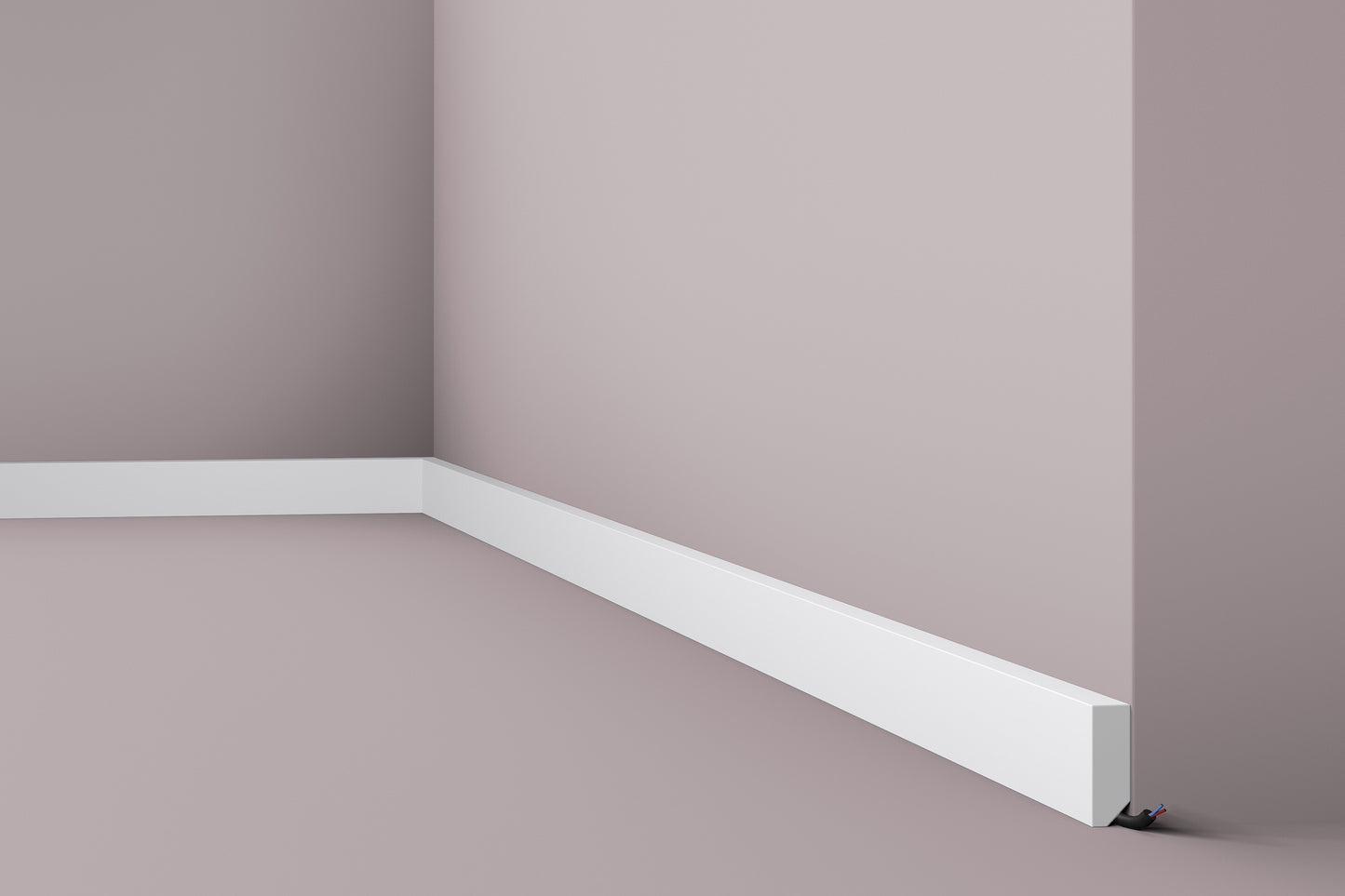 Plinta alba polimer dur Nmc FT1 38x13x2000mm - Shopdecor.ro Plinta poliuretan