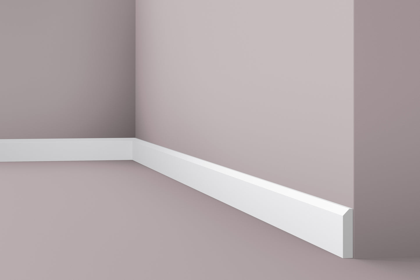 Plinta alba polimer dur Nmc FT2 58x13x2000mm - Shopdecor.ro Plinta poliuretan