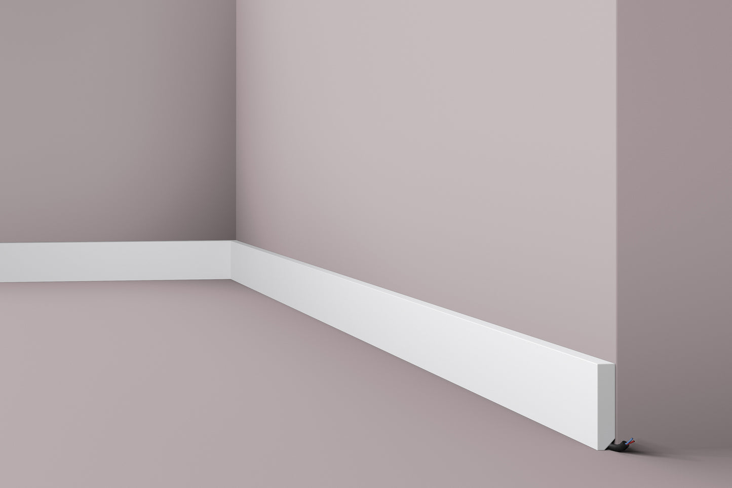 Plinta alba polimer dur Nmc FT2 58x13x2000mm - Shopdecor.ro Plinta poliuretan