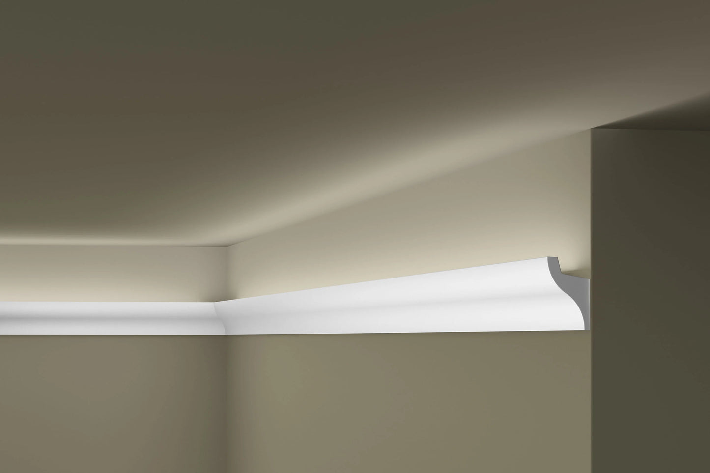 Cornisa decorativa polimer dur led Nmc Arstyl IL3 50x33x2000mm - Shopdecor.ro Cornisa bagheta tavan