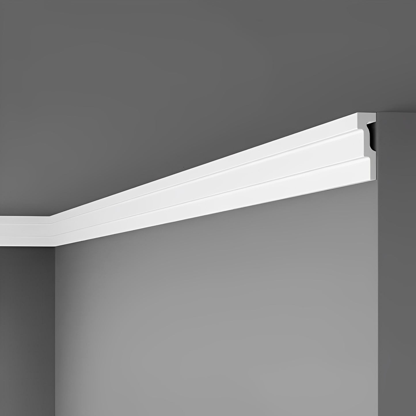 Cornisa decorativa polistiren dens Nmc Nomastyl M2 59x18x2000mm - Shopdecor.ro Cornisa bagheta tavan