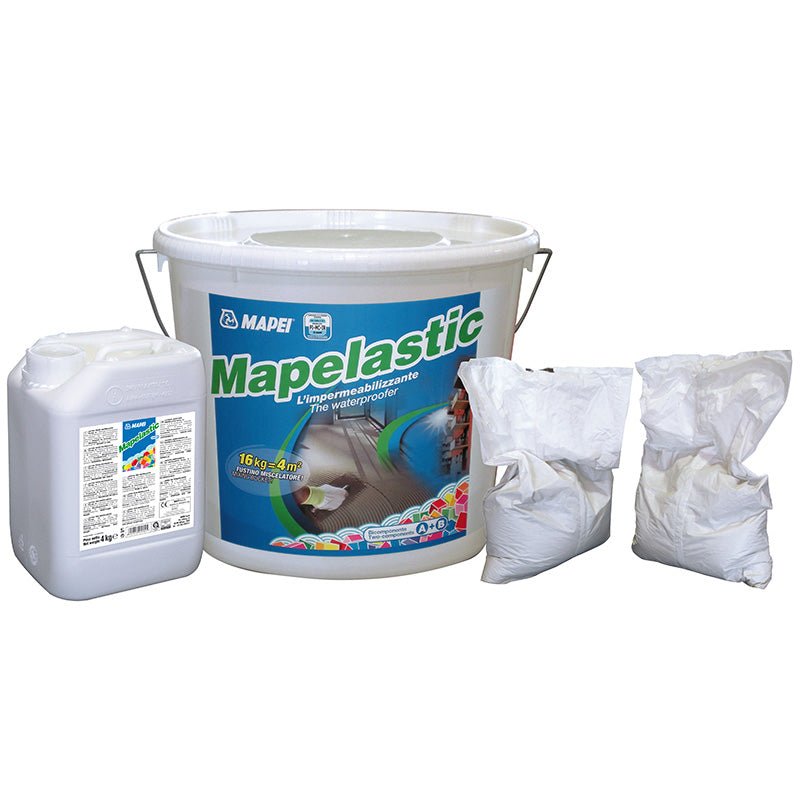 Hidroizolatie bicomponenta flexibila Mapei Mapelastic - Shopdecor.ro Hidroizolatie lichida elastica