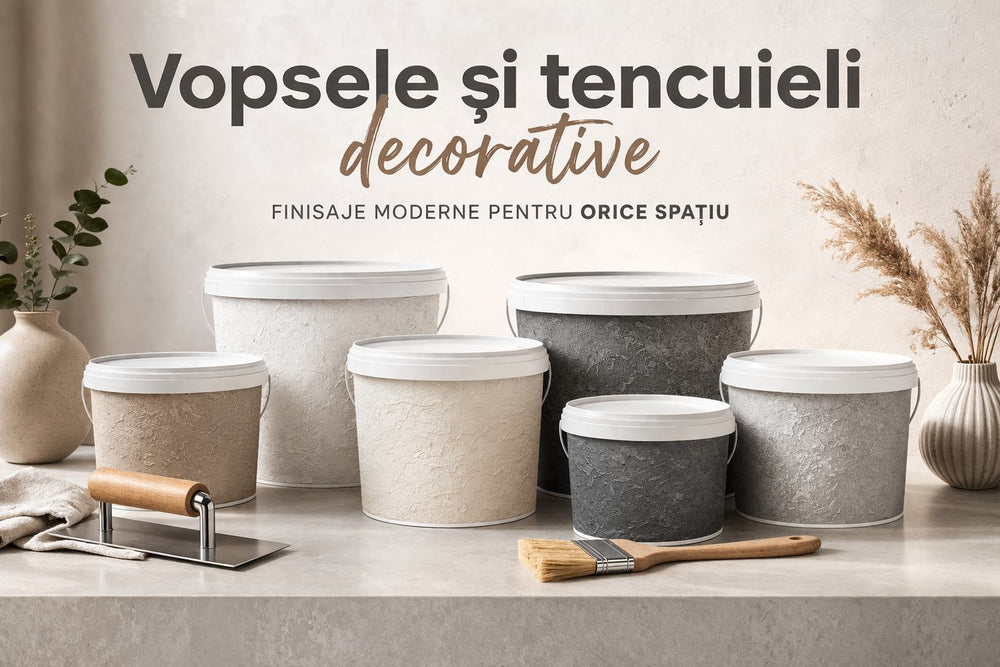 Vopsele și tencuieli decorative pentru pereți și fațade – Shopdecor