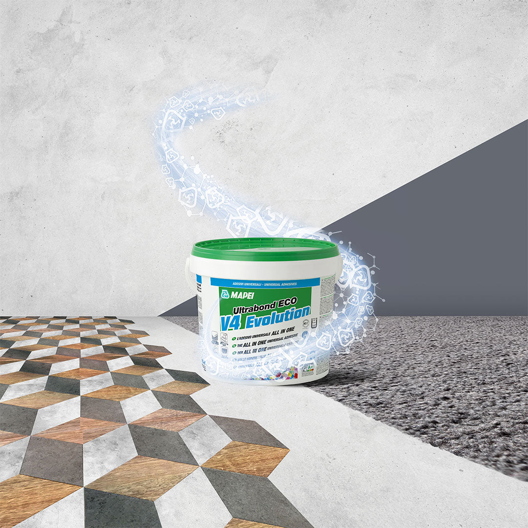 Adeziv pentru LVT, SPC si pardoseli elastice Mapei Ultrabond Eco V4 Evolution 14kg