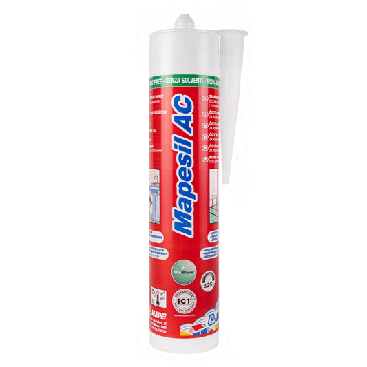 Silicon rosturi Mapei Mapesil AC, 100 alb, 310ml - Shopdecor.ro Silicon rosturi