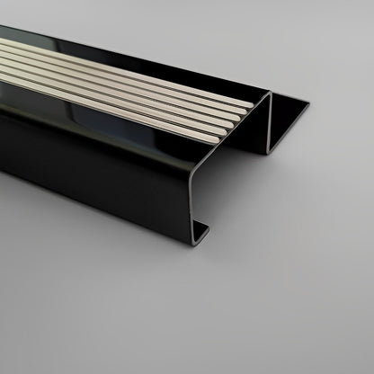Profil protectie trepta din inox 12x24mm lungime 2.44ml - Shopdecor.ro Profil trepte inox