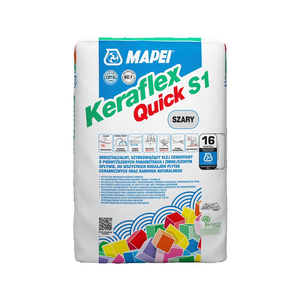 Adeziv rapid flexibil Mapei Keraflex Quick S1 23kg