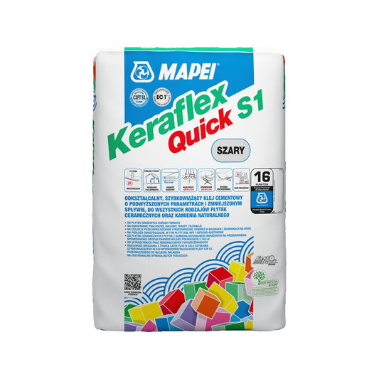Adeziv rapid flexibil Mapei Keraflex Quick S1 23kg