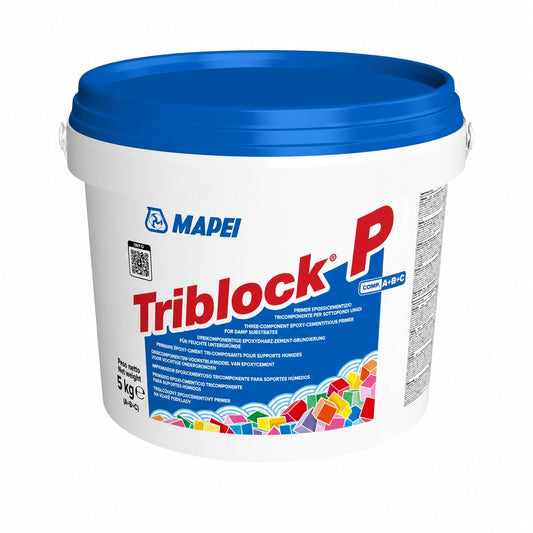 Amorsa tricomponenta pentru suprafete umede Mapei Triblock P 5kg