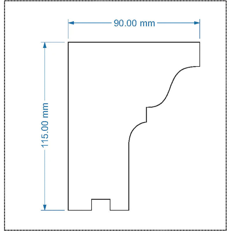 Solbanc decorativ fereastra NS110 115X90X2000mm