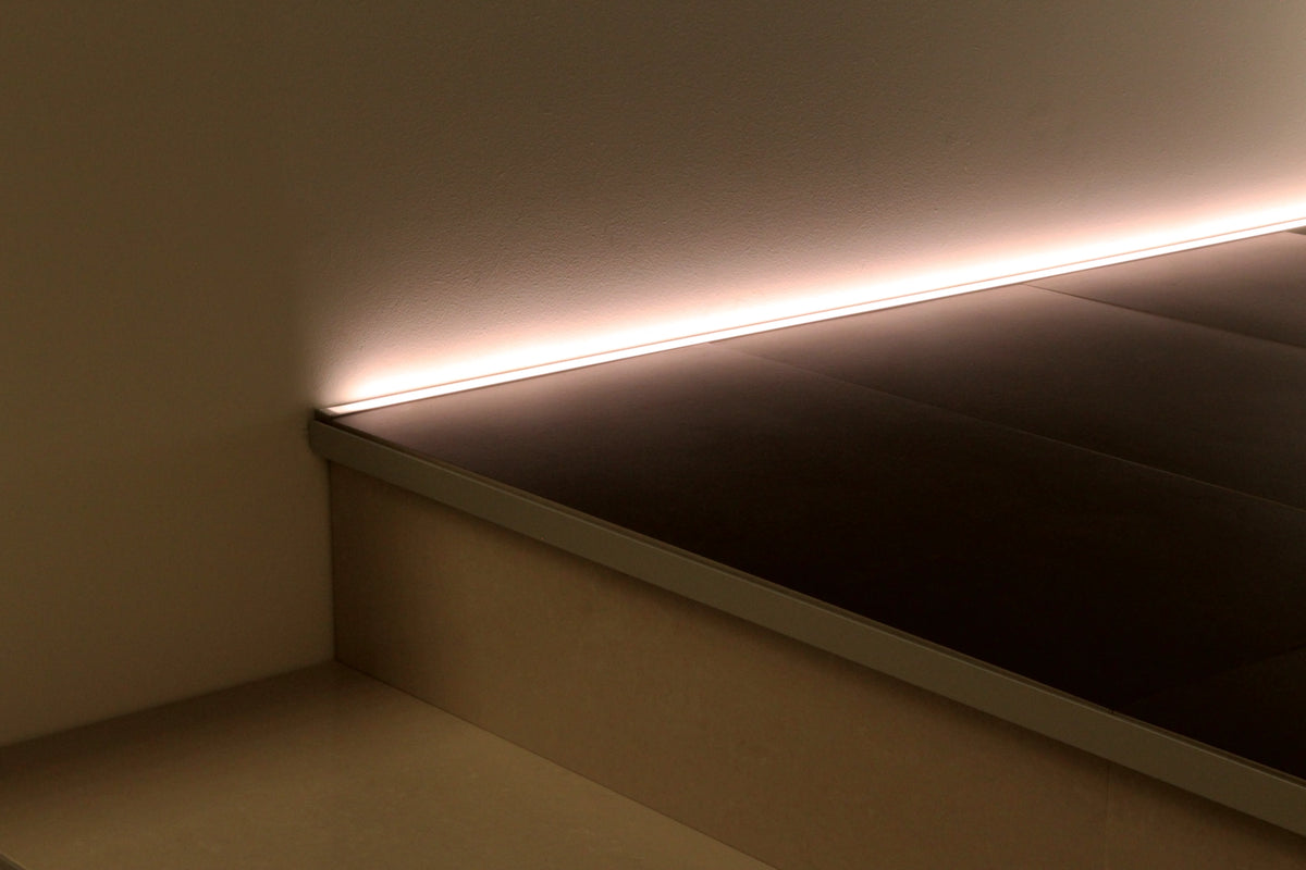 Profil LED încastrat pentru gresie Genesis Vision MultiFix