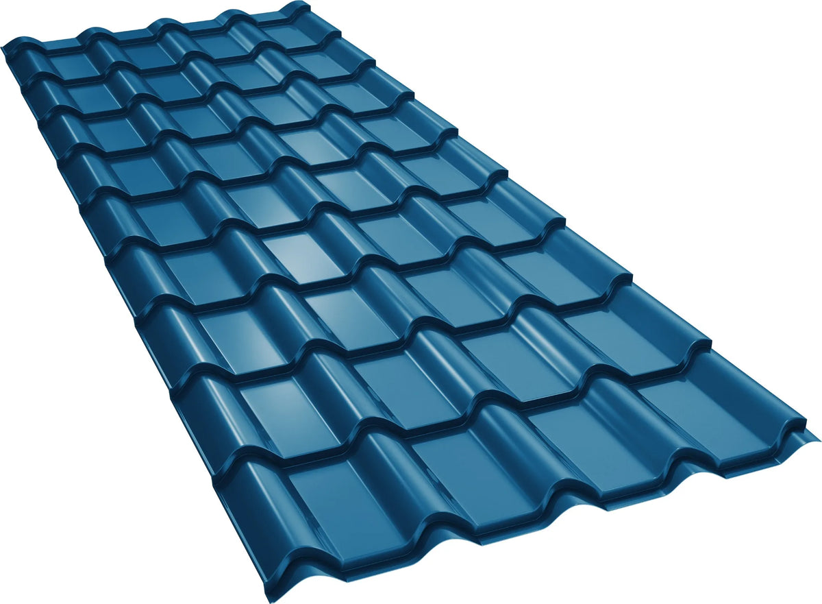 Țiglă metalică Bilka Balcanic Lucios RAL 5010