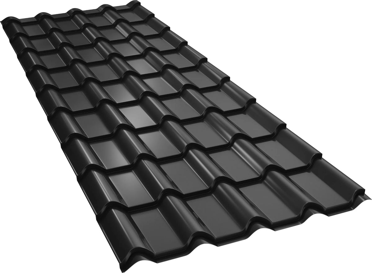 Țiglă metalică Bilka Balcanic Lucios RAL 9005