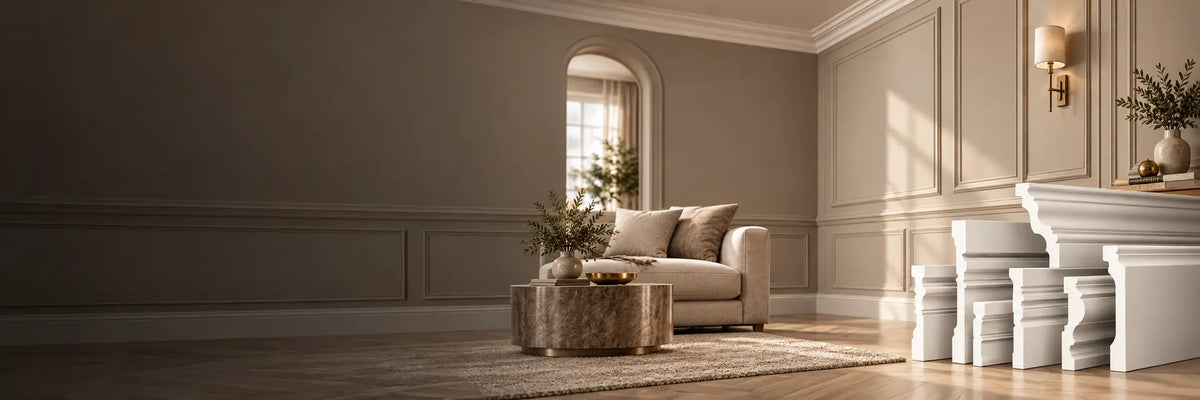 Profile decorative din duropolimer pentru interior