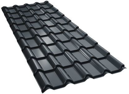 Țiglă metalică Bilka Balcanic lucios RAL 7016