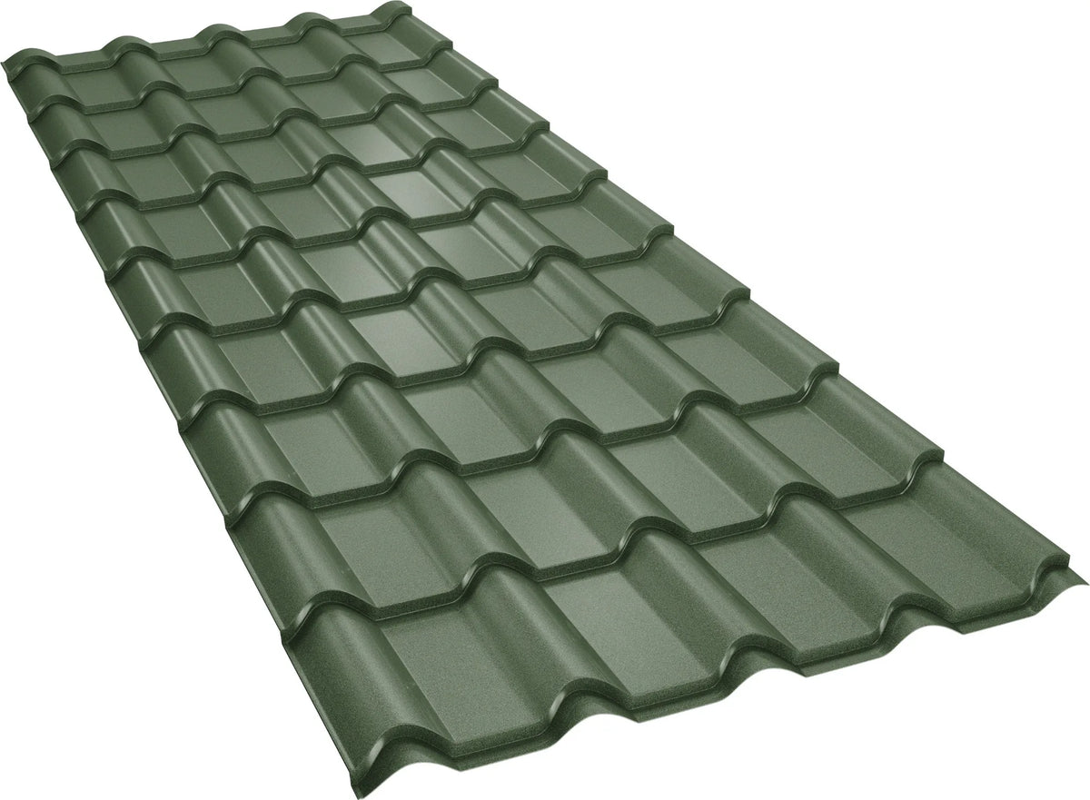Țiglă metalică Bilka Balcanic Mat RAL 6020