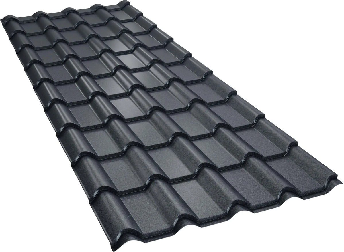 Țiglă metalică Bilka Balcanic Mat RAL 7016