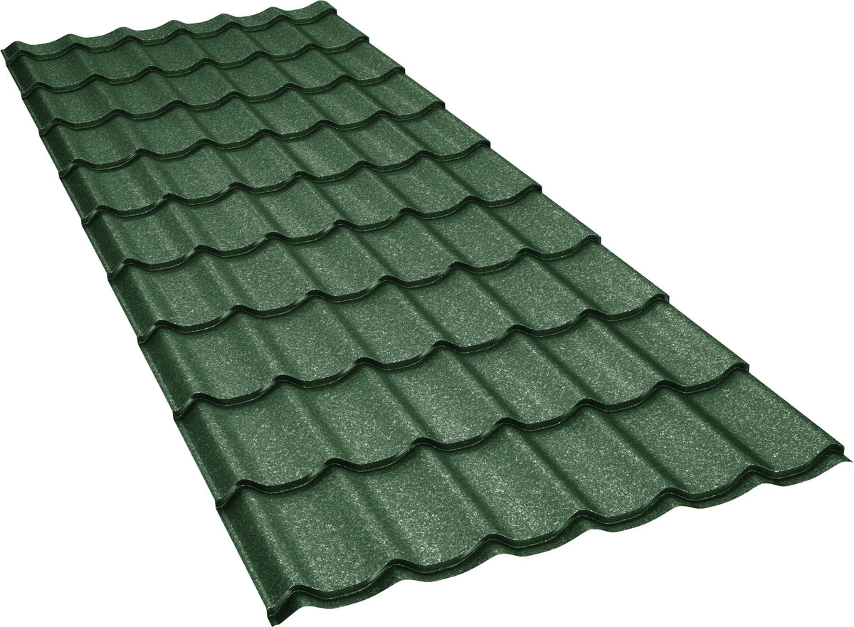 Țiglă metalică Bilka Clasic GrandeMat RAL 6005