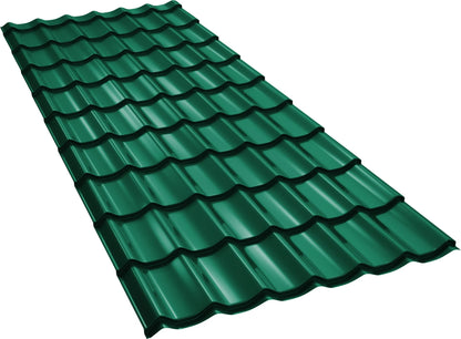 Țiglă metalică Bilka Clasic lucios RAL 6005