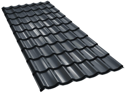 Țiglă metalică Bilka Clasic lucios RAL 7016