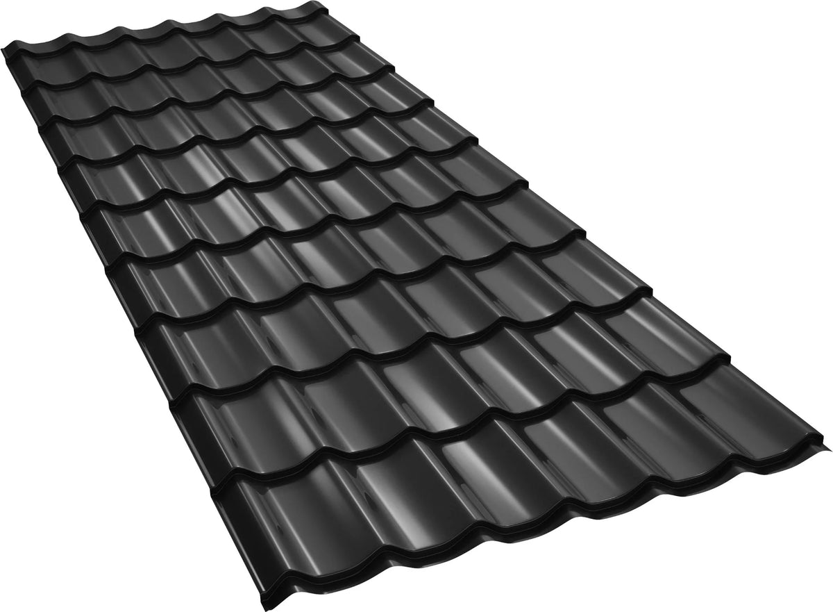 Țiglă metalică Bilka Clasic lucios RAL 9005