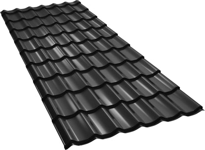 Țiglă metalică Bilka Clasic lucios RAL 9005