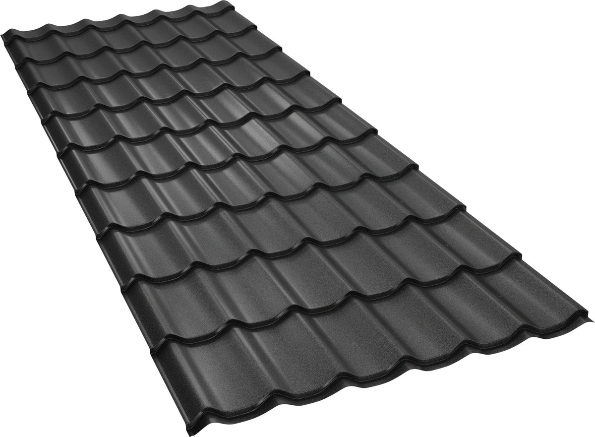 Țiglă metalică Bilka Clasic mat RAL 9005