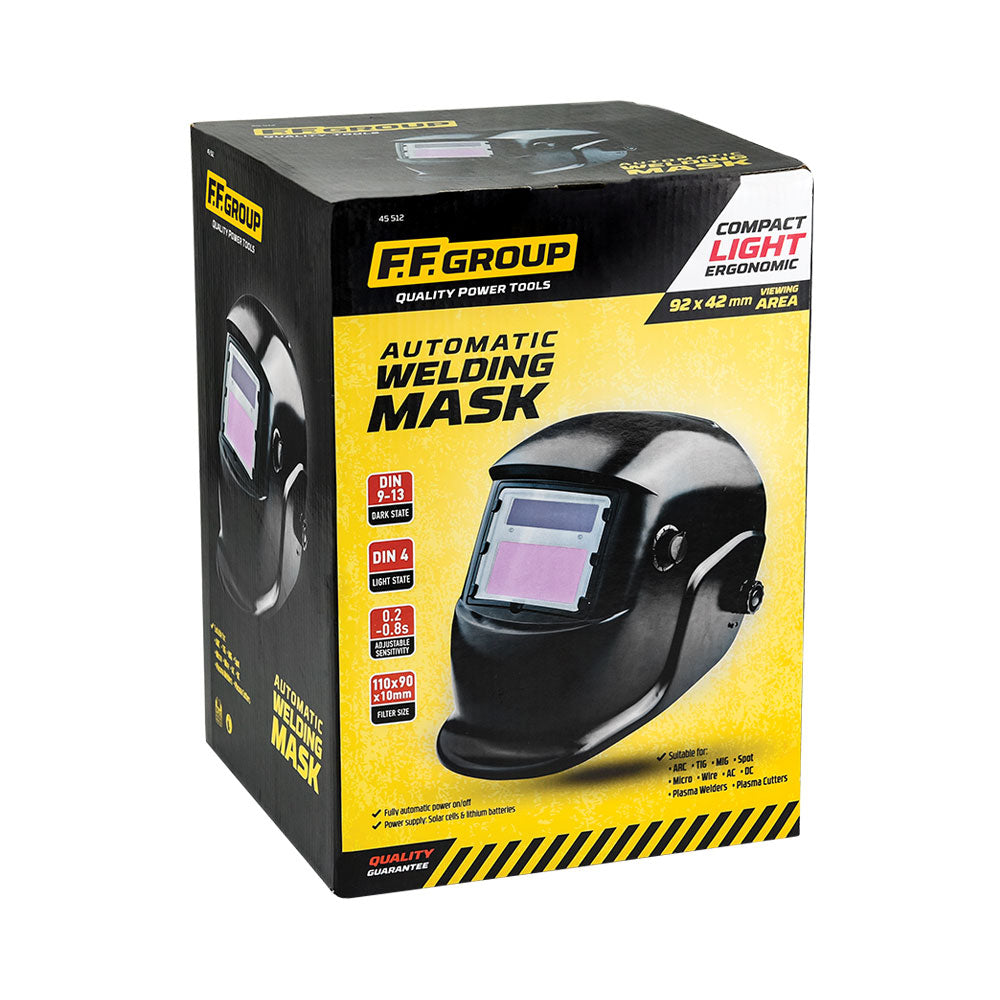 Masca sudura automata 92x42 mm, display cristale lichide, incarcare solara + baterie