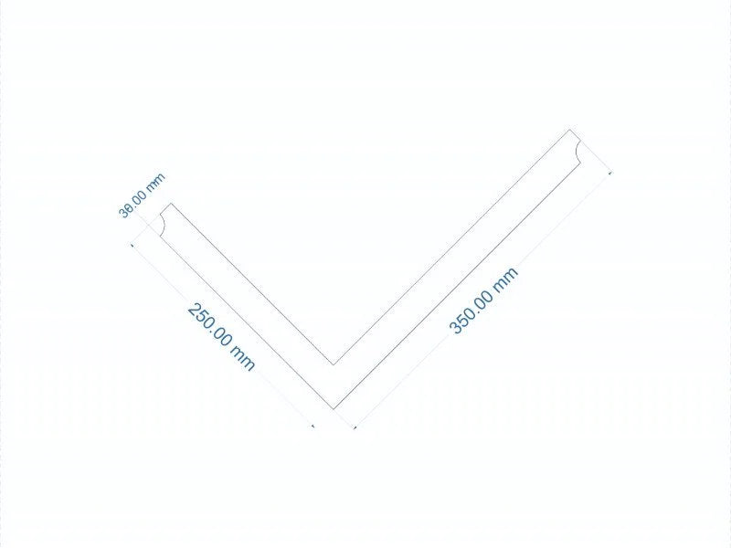 Coltar decorativ exterior NCL110 250/350X30X200mm