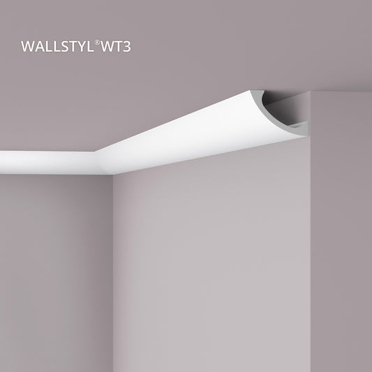 Cornisa decorativa polimer dur Nmc WT3 80x110x2000mm