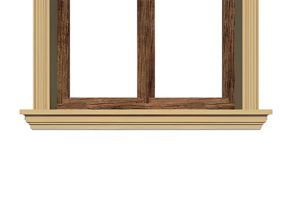 Solbanc decorativ fereastra NS118 150X80X2000mm