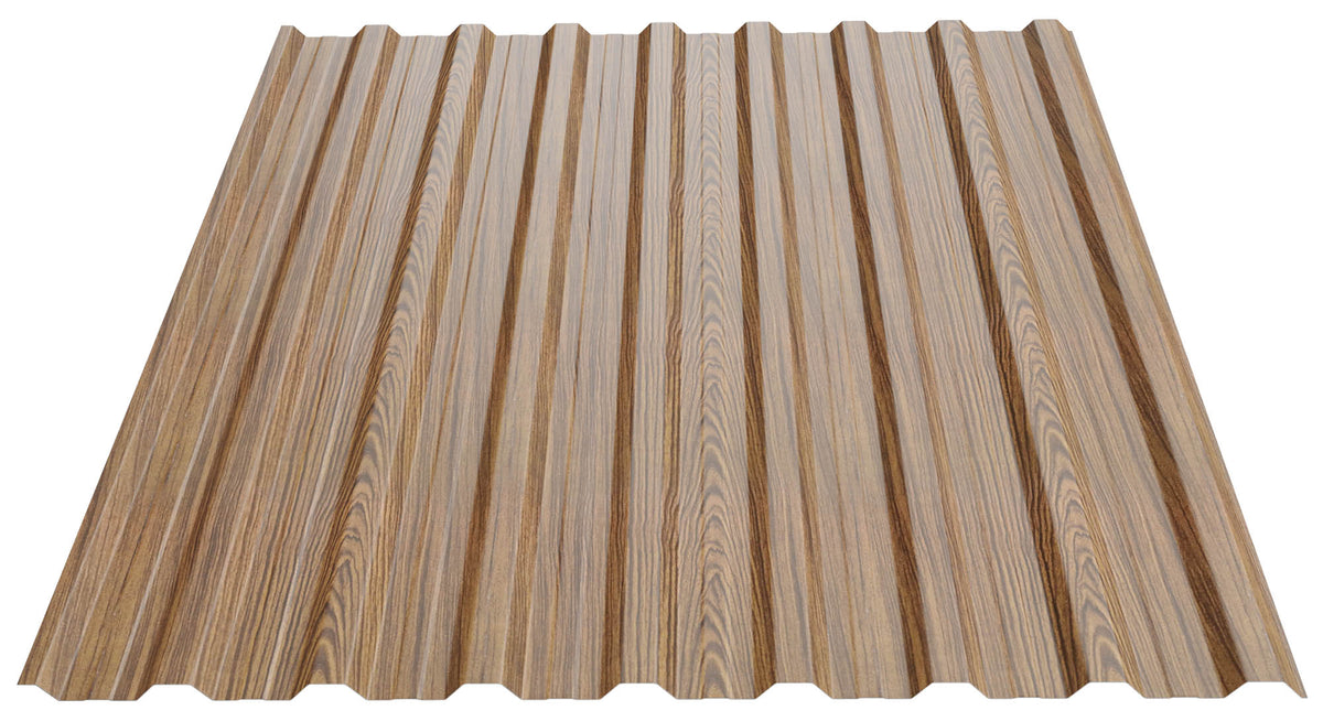 Tablă cutată Bilka T18 Wood Golden