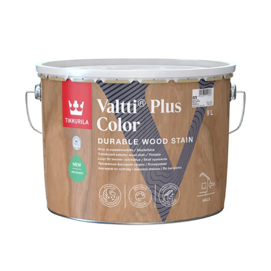 Lazura mata pe baza de apa pentru lemn Valtti Color Plus