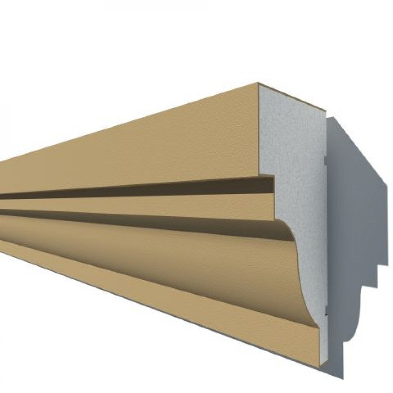 Cornișă decorativă exterior NMC NC169 – 270 × 125 × 2000 mm