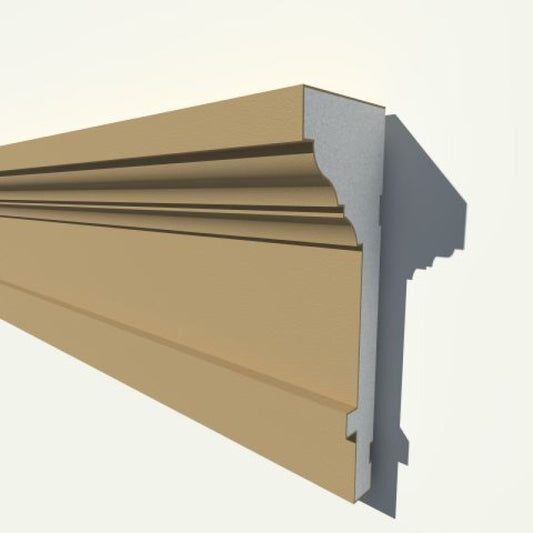 Cornișă decorativă exterior NMC NC107 – 405 × 130 × 2000 mm