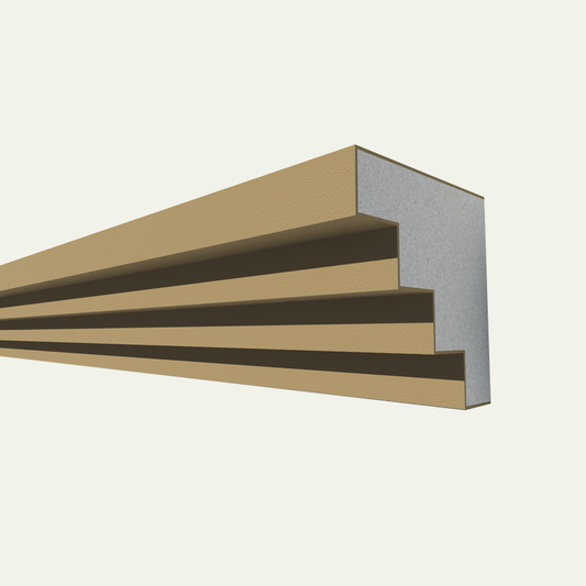 Cornișă decorativă exterior NMC NC112 – 150 × 150 × 2000 mm