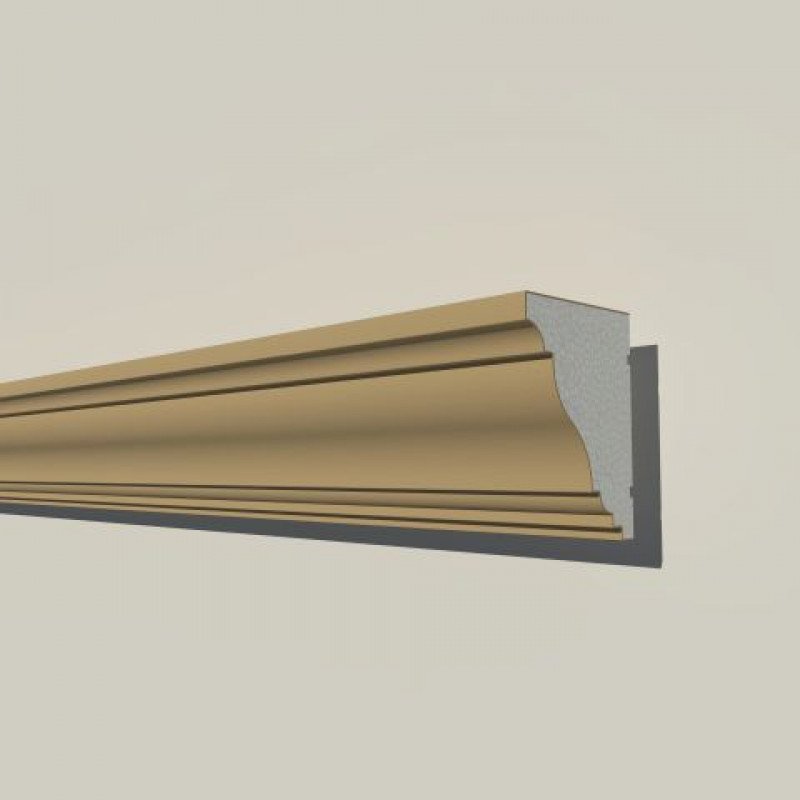 Cornișă decorativă exterior NMC NC134 – 215 × 160 × 2000 mm