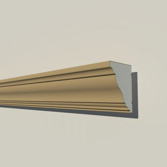 Cornișă decorativă exterior NMC NC134 – 215 × 160 × 2000 mm